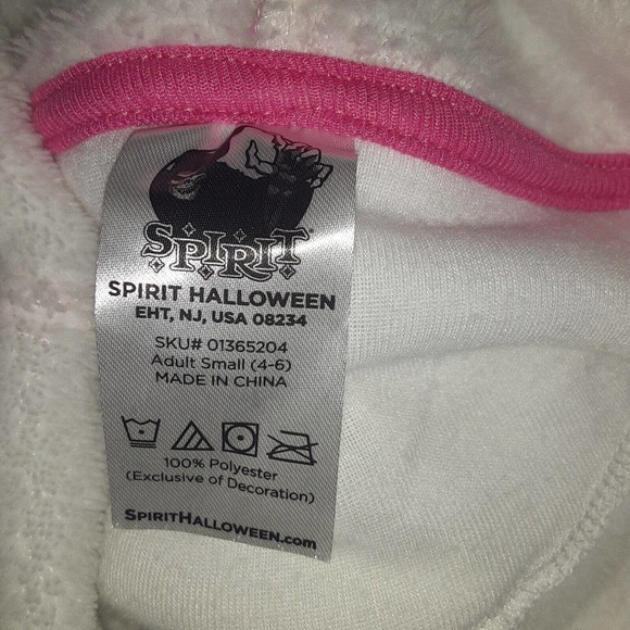 Spirit Halloween Adult S Unicorn Fleece Costume Hooded - Picture 10 of 10